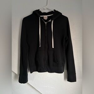 Mossimo Supply Co Black Zip-Up Hoodie Size L